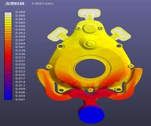Die Casting simulation on alloy